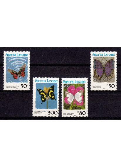 SIERRA LEONE francobolli serie completa nuova Yvert e Tellier 1330/3